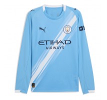 Manchester City Koszulka Podstawowa 2025-26 Długi Rękaw